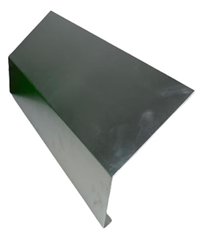 Traufblech 1 m lang Titanzink 0,7 mm (klein) von Hoffmann