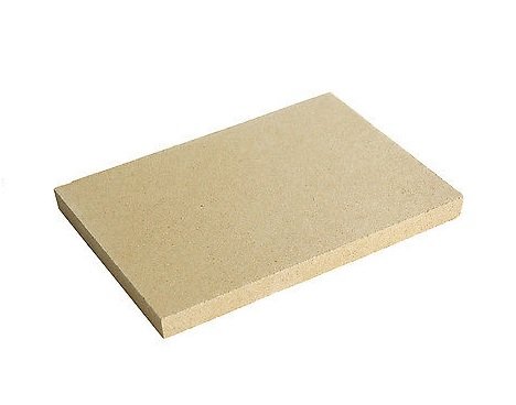 Vermiculite 2,5cm 16,5x33cm Schamottersatz Schamottstein von Hoffmann