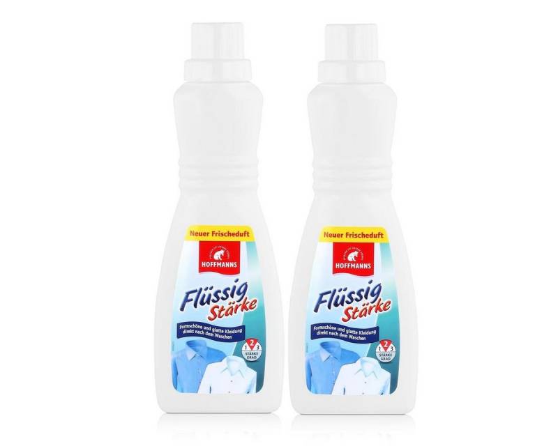 Hoffmanns Hoffmanns Flüssig Stärke 500ml - Für glatte Kleidung (2er Pack) Spezialwaschmittel von Hoffmanns