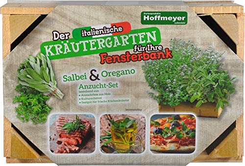 Der italienische Kräutergarten, Kräuter Anzuchtset, Küchenkräuter im Kräutersamen Set von Hoffmeyer