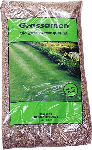 Grassamen"Berliner Tiergarten" 5x 1kg 5kg Rasensamen Rasen Gras Grünfläche von Hoffmeyer