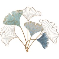 HOFMANN LIVING AND MORE Wanddekoobjekt "Gingko", Wanddeko, aus Metall von Hofmann Living And More