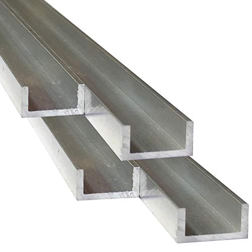 Alu U-Profil 10 x 20 x 10 x 2 mm Aluminium AlMgSi0,5 U-Stab Profil Aluprofil U-Stange (6, 100 cm) von Hofmann & Pabst
