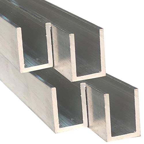Alu U-Profil 20 x 15 x 20 x 2 mm Aluminium AlMgSi0,5 U-Stab Profil Aluprofil U-Stange (6, 100 cm) von Hofmann & Pabst