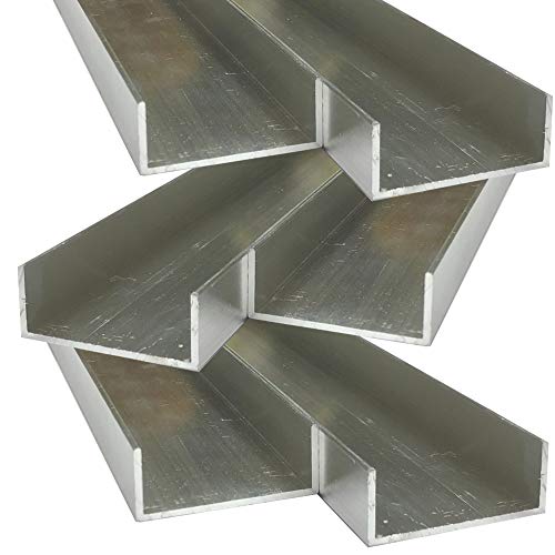 Alu U-Profil 20 x 50 x 20 x 2 mm Aluminium AlMgSi0,5 U-Stab Profil Aluprofil U-Stange (1, 100 cm) von Hofmann & Pabst
