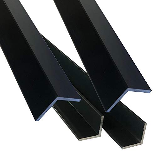 Winkelprofil Alu 20 x 20 x 2 mm Aluwinkel RAL 7016 anthrazit pulverbeschichtet gleichschenklig Alu Winkel Aluprofil Aluminiumprofil L Profil aus Aluminium (1, 50 cm) von Hofmann & Pabst