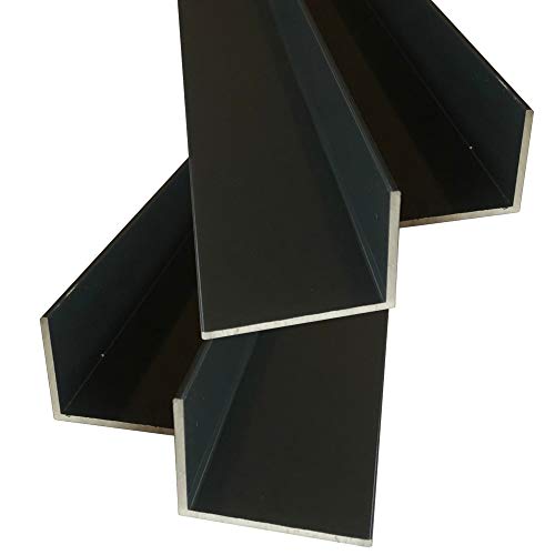 Winkelprofil Alu 40 x 30 x 2 mm Aluwinkel RAL 7016 anthrazit pulverbeschichtet ungleichschenklig Alu Winkel Aluprofil Aluminiumprofil L Profil aus Aluminium (1, 100 cm) von Hofmann & Pabst