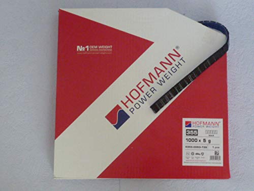 Hofmann Typ 355 Stahl-Klebegewicht auf Rolle 5Kg schwarz 986970 von Hofmann