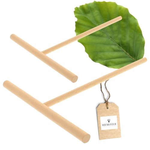 2x HOFMEISTER® Teig-Verteiler für Crepes, Galettes & Pfannkuchen, 22 cm, verteilt den Teig hauchdünn & gleichmäßig, kein Kratzer oder Plastik auf der Heizplatte, hitzebeständig, Buchen-Holz von Hofmeister Holzwaren