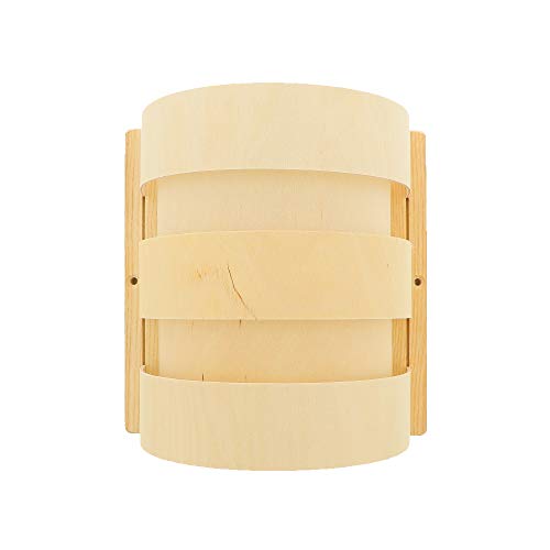 2X HOFMEISTER® Sauna Lampenschirm aus Sperrholz, 20 cm, 100% Made in Germany, Naturprodukt, Licht für Sauna & Infrarotkabine, bei indirektem Licht entspannen von Hofmeister Holzwaren