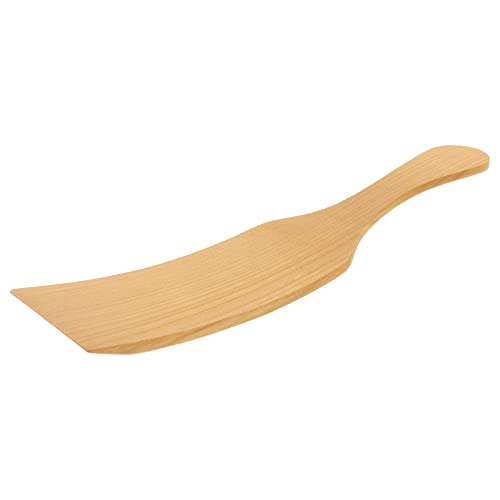 5x Pfannenwender aus edlem Kirsch-Holz, 24,5 cm, antibakteriell, hitzebeständig & plastikfrei, Keine Kratzer in Pfannen, kein Plastik im Essen, 100% Naturprodukt, geschwungen von Hofmeister Holzwaren