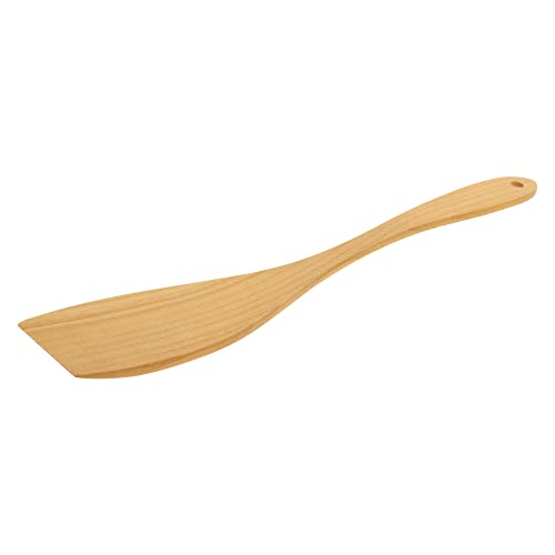 5x HOFMEISTER® Pfannenwender aus edlem Kirsch-Holz, 29,5 cm, antibakteriell, hitzebeständig & plastikfrei, Keine Kratzer in Pfannen, kein Plastik im Essen, 100% Naturprodukt, geschwungen von Hofmeister Holzwaren
