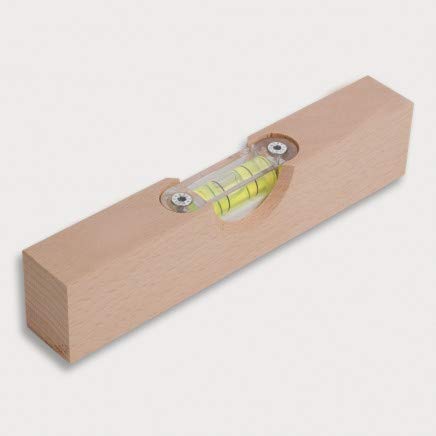 HOFMEISTER® Mini-Wasserwaage aus Holz, für Bilder, Möbel & Fußböden, Richtwaage mit Libelle, kleine Maurerwaage, 100% Made in Germany (20, Wasserwaage | 15 Cm) von Hofmeister Holzwaren