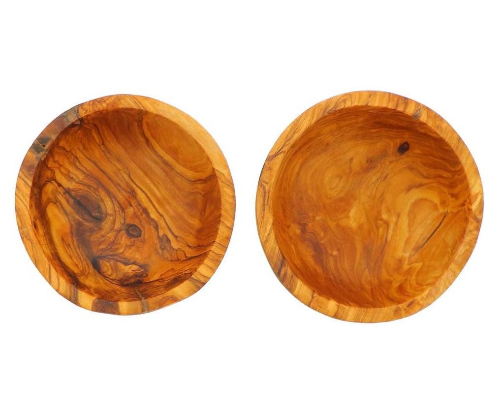 Hofmeister Schale Holzschale Müslischale Dekoschale rund, Olivenholz, (2-tlg) von Hofmeister