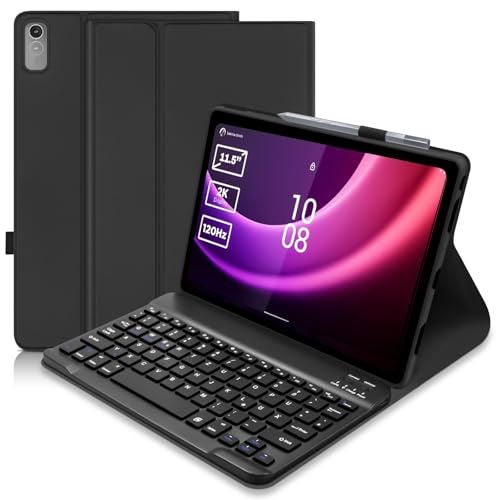 Hofsos Hülle mit Tastatur für Lenovo Tab P11 (2nd Gen) 11,5 Zoll TB350FU/TB350XU - (Deutsches) Tastatur Hülle für Lenovo Tab P11 2. Gen, Schwarz von Hofsos