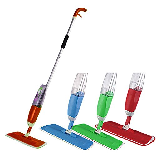 Hoga House Spraymop Sprühmop Bodenwischer Wischmop Set HF127 (Rot) von Hoga