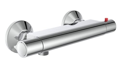 SCHÜTTE 52445 VICO Duscharmatur mit Sicherheitssperre, Thermostat Brausemischer/Mischbatterie, Chrom SCHÜTTE 52445 VICO Duscharmatur mit Sicherheitssperre, Thermostat Brausemischer/Mischbatterie, Chrom von Schütte