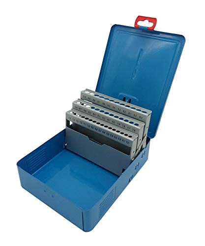 Spiralbohrerkassette Metallbohrerkassette 41 tlg. LEER 6,0 mm - 10,0 mm Leerbox zum eigenen Bestücken von Hoga