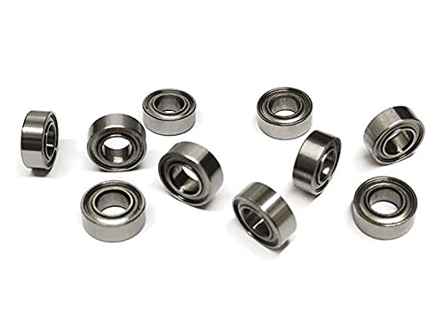 MR84ZZ Kugellager aus Stahl, 4 mm x 8 mm x 3 mm, 10 Stück von Hoggy