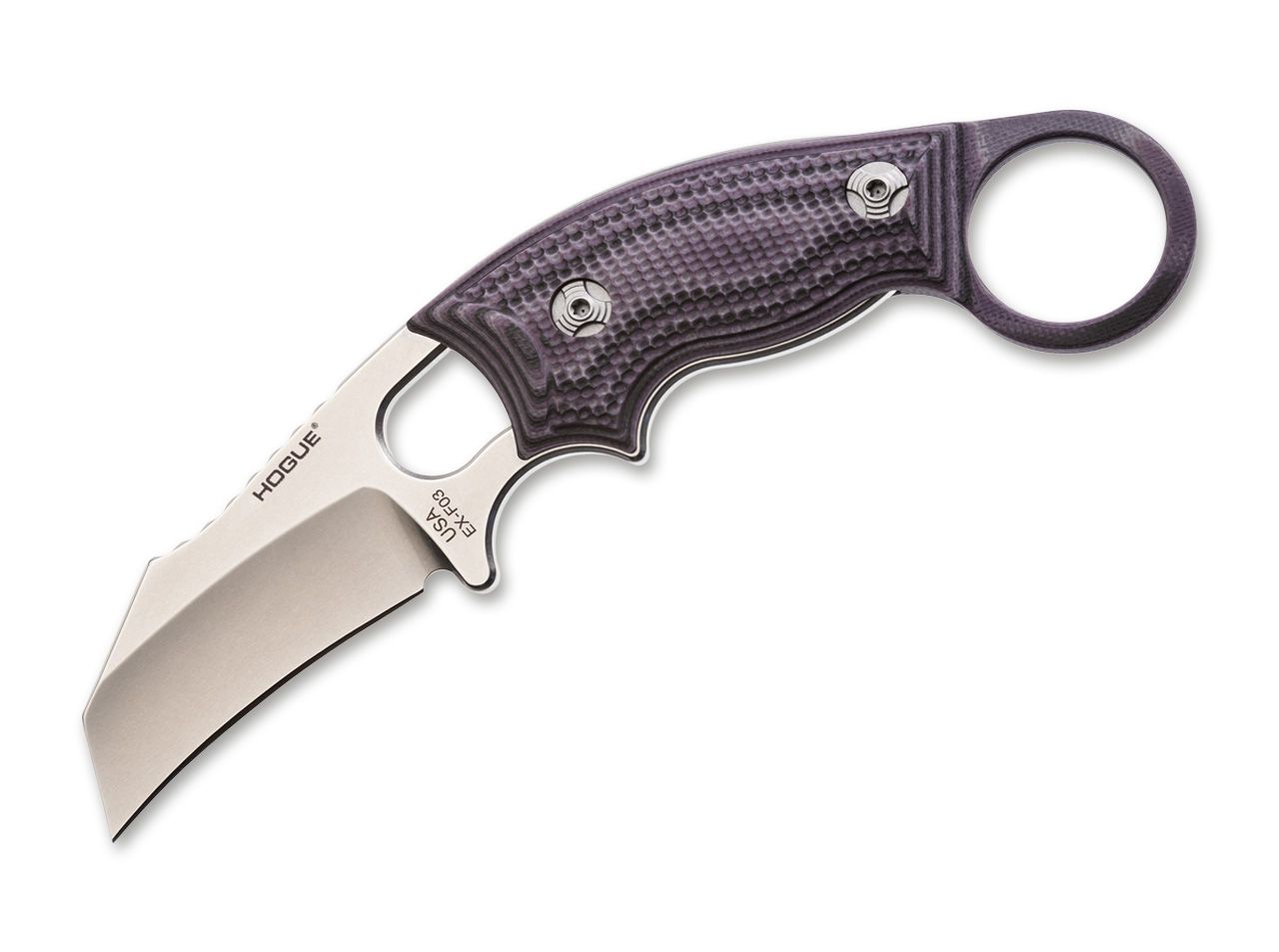 Messer EX-F03 Hawkbill G-Mascus Purple von Hogue