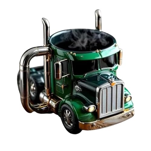 Handcrafted Truck Coffee Mug Semi-Truck Coffee Mugs LKW-Fahrer-Tasse Sattelschlepper-kaffeetassen Kreative Truck Kaffeetasse Handgefertigte LKW-kaffeetasse Sattelschlepper Förmige Tassen Mit Henkel von Hogvinnatil