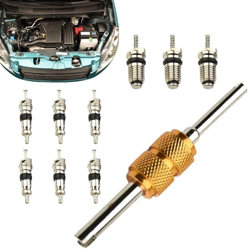 Hogvinnatil AC Ventil Kit, Automotive Kfz-Klimatisierung Werkzeuge, Präzisions Satz 10 Ventilkerne Kit für Klimaanlagen Kfz und Wohnmobile Hogvinnatil AC Ventil Kit, Automotive Kfz-Klimatisierung Werkzeuge, Präzisions Satz 10 Ventilkerne Kit für Klimaanlagen Kfz und Wohnmobile von Hogvinnatil