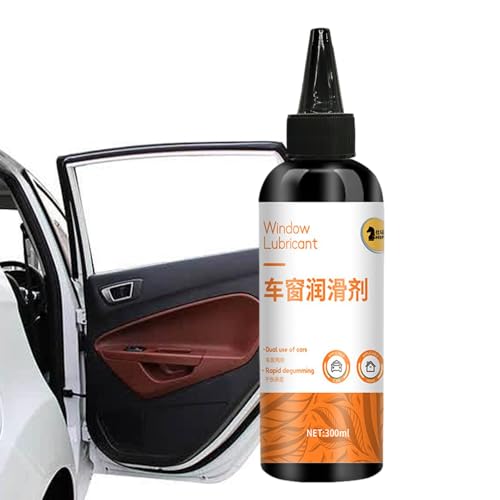 Hogvinnatil Autofenster-Schmiermittel, Fensterschienen-Schmiermittel, 300 ml professionelles Garagentor-Schmiermittel, Mehrzweck-Schutzmittel für Auto-Gummidichtungen, schützendes Schmierspray zur von Hogvinnatil