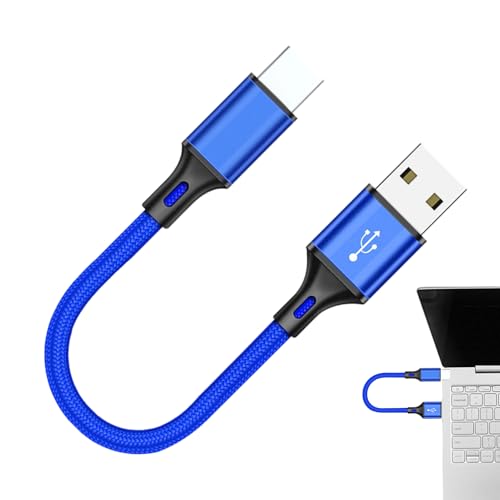 Hogvinnatil -Datenkabel - 25cm Extra Langes Geflochtenes Type-C Ladekabel,Tragbares Schnelllade Und Datenübertragungskabel Für Laptop Handy Computer Hogvinnatil -Datenkabel - 25cm Extra Langes Geflochtenes Type-C Ladekabel,Tragbares Schnelllade Und Datenübertragungskabel Für Laptop Handy Computer von Hogvinnatil