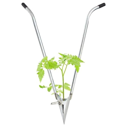 Hogvinnatil Handpflanzgerät - Edelstahl Pflanzhilfe Zum Umpflanzen | Gartenlochausheber für Blumen, Blumenzwiebeln und Obstbäume von Hogvinnatil
