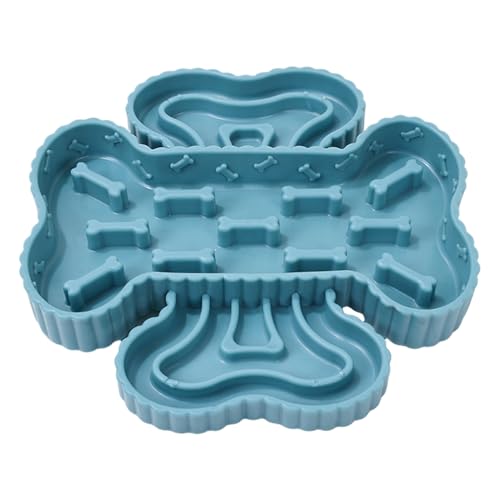 Hogvinnatil Hundefutter Napf Slow Feeder,Haustier Futternapf Mit Saugnapf - Auslaufsicher Anti-Verschlucken Lecknapf Für Unterwegs Indoor Outdoor Bei Welpen Training Und Langeweile von Hogvinnatil