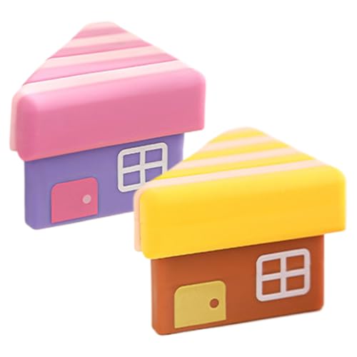 Hogvinnatil Kantenschutz Baby-Sicherheit - Möbelkanten-Schutz Baby - 2er Set Niedliches Haus Design Weiche Polster Für Möbel Tisch Schrank Bett Babybett Hogvinnatil Kantenschutz Baby-Sicherheit - Möbelkanten-Schutz Baby - 2er Set Niedliches Haus Design Weiche Polster Für Möbel Tisch Schrank Bett Babybett von Hogvinnatil