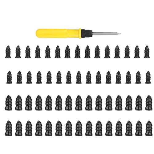 Hogvinnatil Reifenreparaturschrauben Set - Vakuum Reifenreparatur Set Gummistifte Mit Schraubendreher - Pannenhilfe Stecker Für Auto Traktor Lkw Motorrad Hogvinnatil Reifenreparaturschrauben Set - Vakuum Reifenreparatur Set Gummistifte Mit Schraubendreher - Pannenhilfe Stecker Für Auto Traktor Lkw Motorrad von Hogvinnatil