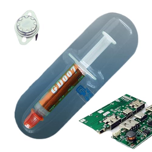 Hogvinnatil Thermische Verbindung - Wärmeleitpaste - Thermische Leitpaste Mit Silikon Spritze Für Elektronik-Kühlung Bei PC Drucker Haushaltsgeräten von Hogvinnatil