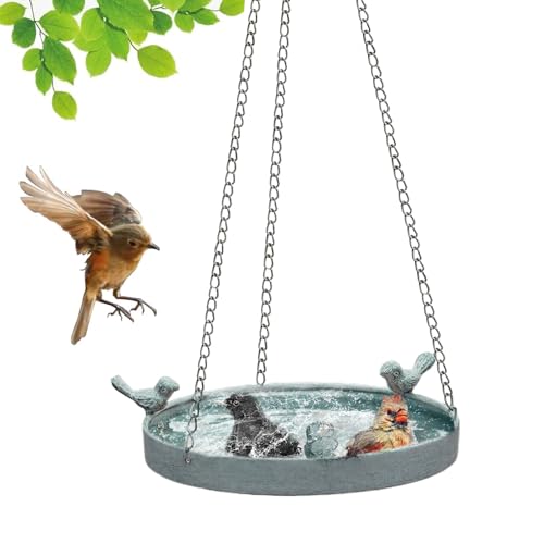 Hogvinnatil Vogeltränken Für Den Außenbereich - Metall Vogelbad Für Den Garten Im Freien Mit Verstellbarer Höhe,Dekorative Vogelbadschalen Aus Rostfreiem Material Für Gartenzaun Terrasse Und Hof Hogvinnatil Vogeltränken Für Den Außenbereich - Metall Vogelbad Für Den Garten Im Freien Mit Verstellbarer Höhe,Dekorative Vogelbadschalen Aus Rostfreiem Material Für Gartenzaun Terrasse Und Hof von Hogvinnatil
