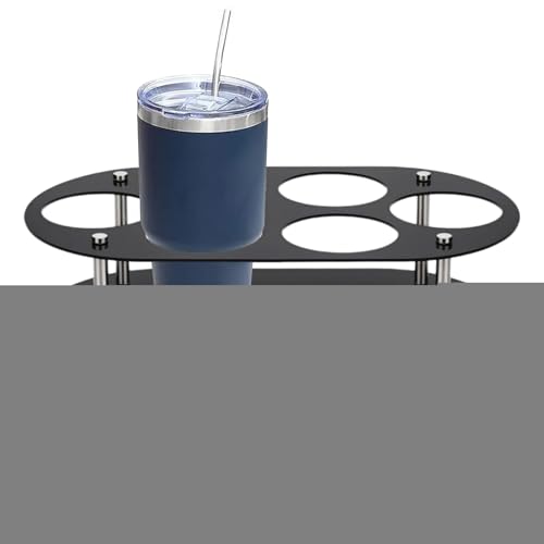 Hogvinnatil Wasserflaschen Aufbewahrungs Organizer - Flaschen- und Wassertumbler-Organizer-Rack | 6-Fach Getränkebecher Halter und Aufbewahrungsständer für Arbeitsplatte, Vorratsschrank, Schrank, von Hogvinnatil