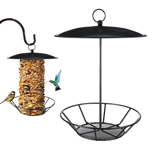 Hogvinnatil Wildvogel Futterstationen | Vogelfutterstelle Mit Mehreren Plätzen,Robuste Wetterfeste Gartenaccessoires Für Balkon Terrasse Outdoor Zur Vogelbeobachtung Im Freien von Hogvinnatil