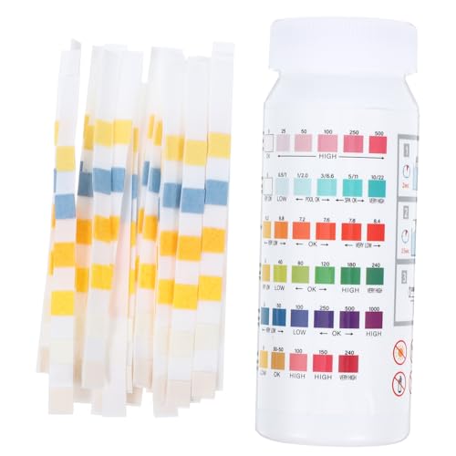 Hohopeti 1 Satz Ph-Papier Für Pool Wassertest Poolstreifen Trinkwasser Test Kit Pool-Tester Poolwasser Teststreifen Aquarium Pooltester Digital Schwimmbadsalz -teststreifen Weiß Hohopeti 1 Satz Ph-Papier Für Pool Wassertest Poolstreifen Trinkwasser Test Kit Pool-Tester Poolwasser Teststreifen Aquarium Pooltester Digital Schwimmbadsalz -teststreifen Weiß von Hohopeti