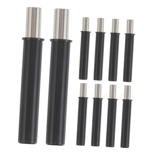 Hohopeti 10 Stück Hydraulischer Dämpfer Soft Close für Möbel Mülleimer Badezimmer Leiser Schließmechanismus Geräuschreduzierung Büro Schutz Polster Einfach Installation von Hohopeti