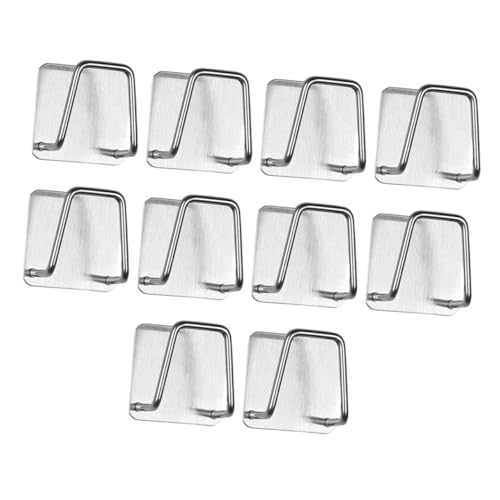 Hohopeti 10 Stück Teiliges Edelstahl Aufbewahrungs Abtropfgestell mit Klebehalterung Schwammhalter für Spüle Rostfreier Küchen Organizer Einfach zu Montierendes Ablagefach für Haushalt Hohopeti 10 Stück Teiliges Edelstahl Aufbewahrungs Abtropfgestell mit Klebehalterung Schwammhalter für Spüle Rostfreier Küchen Organizer Einfach zu Montierendes Ablagefach für Haushalt von Hohopeti