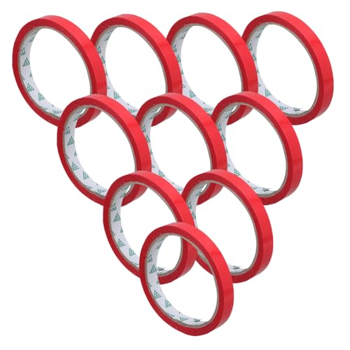 Hohopeti 10 Stück Teiliges Farbiges Gemüse klebeband Starkes Polypropylen siegelband für Sicheres Bündeln von Obst und Gemüse Langhaltend Vielseitig für Haushalt und Gewerbe Geeignet von Hohopeti