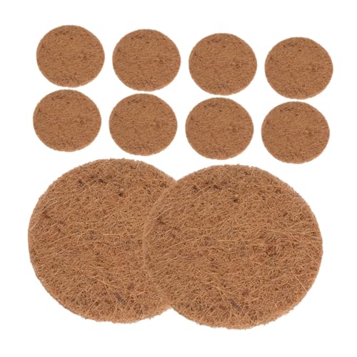 Hohopeti 10 Stück Teiliges Kokosfaser-nistmatten- Natürliche Atmungsaktive Vogelnest-unterlagen Runde Langlebige Nistmatten für Tauben Papageien und Blumentöpfe Hohopeti 10 Stück Teiliges Kokosfaser-nistmatten- Natürliche Atmungsaktive Vogelnest-unterlagen Runde Langlebige Nistmatten für Tauben Papageien und Blumentöpfe von Hohopeti