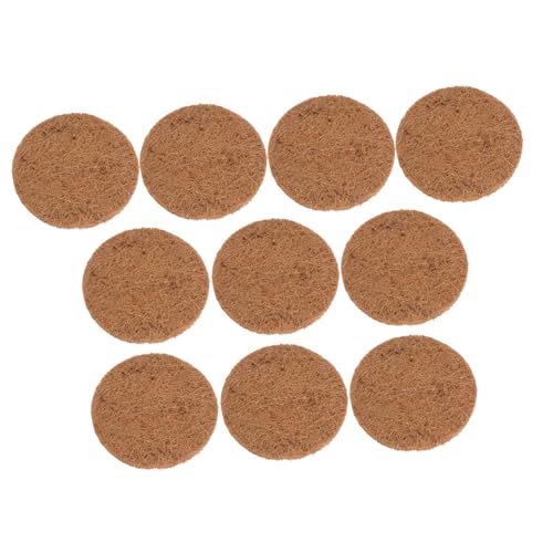 Hohopeti 10 Stück Teiliges Kokosfasernestmatten Taubennester Langlebige Natürliche Vogelnestunterlage Atmungsaktiv Leicht Umweltfreundlich Zubehör für Haustiervögel und Brieftauben von Hohopeti