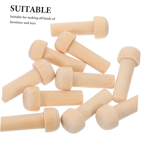 Hohopeti 10 Stück Teiliges Mini holzstäbe aus Naturbelassenem Holz Robuste Lange Holzdübel für DIY Möbel Spielzeugbau und Bastelprojekte Kompakte Vielseitiges Holz zubehör für Kreative Hohopeti 10 Stück Teiliges Mini holzstäbe aus Naturbelassenem Holz Robuste Lange Holzdübel für DIY Möbel Spielzeugbau und Bastelprojekte Kompakte Vielseitiges Holz zubehör für Kreative von Hohopeti