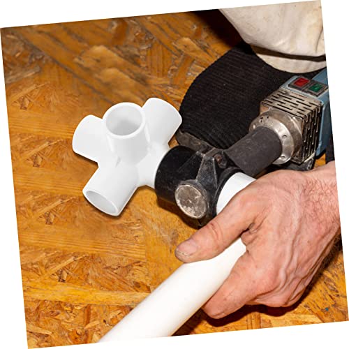 Hohopeti 10 Stück Teiliges PVC Möbelverbinder Rohrverbinder Eckverbinder für Gewächshaus Rahmen und Gartenmöbel Robust Korrosionsbeständig Langlebig von Hohopeti