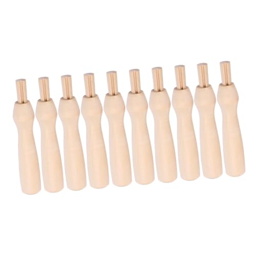 Hohopeti 10 Stück Teiliges Punch Needle Griffset aus Langlebigem Holz Ergonomisch Geformt Komfortabel für DIY Filzprojekte Trockenfilzen Anfänger Geeignet Leicht und Tragbar Hohopeti 10 Stück Teiliges Punch Needle Griffset aus Langlebigem Holz Ergonomisch Geformt Komfortabel für DIY Filzprojekte Trockenfilzen Anfänger Geeignet Leicht und Tragbar von Hohopeti