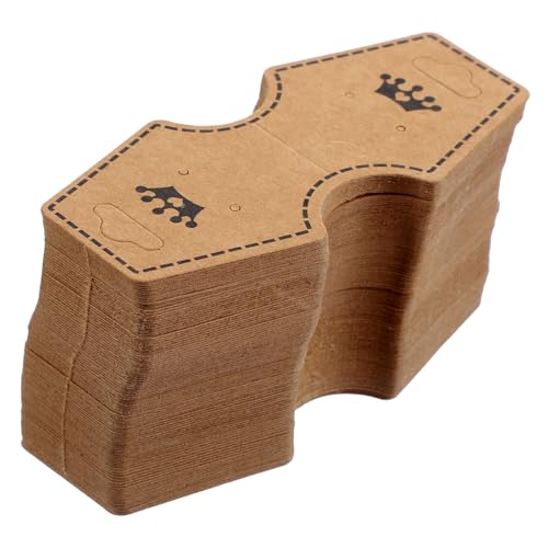 Hohopeti 100 Stück Schmuckverpackung Karten aus Kraftpapier Faltbare Halsketten Armbandkarten Praktisch und Robust für Schmuckdisplay und Geschenkverpackung Hohopeti 100 Stück Schmuckverpackung Karten aus Kraftpapier Faltbare Halsketten Armbandkarten Praktisch und Robust für Schmuckdisplay und Geschenkverpackung von Hohopeti