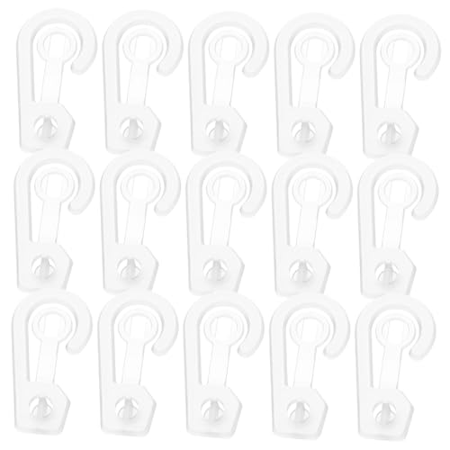 Hohopeti 100 Stück Transparente Kunststoff J haken für Socken und Handschuhe Robuste Langlebige Displayhaken für Bekleidung und Stoffe Platzsparend Klarer Halter für Ladenausstattung Hohopeti 100 Stück Transparente Kunststoff J haken für Socken und Handschuhe Robuste Langlebige Displayhaken für Bekleidung und Stoffe Platzsparend Klarer Halter für Ladenausstattung von Hohopeti