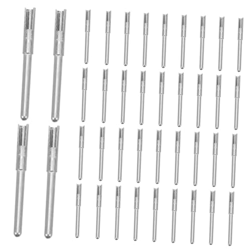 Hohopeti 100 Stück Verzinnte Kupfer-pin-stecker mit Nickelbeschichtung Robuste Leitfähige Anschlussklemmen für Elektrokabel Physetherapiegeräte und Dichte Schaltkreise Langlebige von Hohopeti