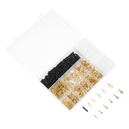 Hohopeti 1050 Stück Isolierte Crimp Flachstecker Lautsprecher Crimp Anschluss Sortiment Kit Anschlussklemmen Für Audio Männliche Und Weibliche Flachstecker Männliche Draht von Hohopeti