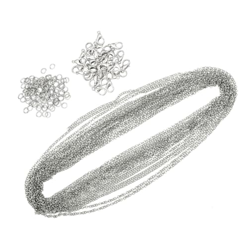 Hohopeti 131 STÜCKE Teiliges Schmuckset Goldfarbene Eisenkette mit Karabinerverschlüssen und Öffnungsringen für DIY Schmuckherstellung Armbänder Ketten Basteln Zubehör Hohopeti 131 STÜCKE Teiliges Schmuckset Goldfarbene Eisenkette mit Karabinerverschlüssen und Öffnungsringen für DIY Schmuckherstellung Armbänder Ketten Basteln Zubehör von Hohopeti